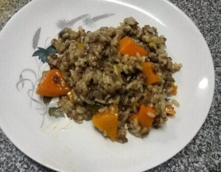 Beef-risotto